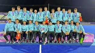 En hockey, todo lo que brilla es oro: Los Leoncitos, en lo más alto del podio en los Juegos Panamericanos que se disputan en Asunción.