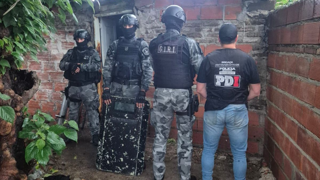 En los allanamientos