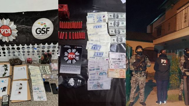 Detienen a un vendedor de drogas y a su cobrador en dos allanamientos en Esperanza Detienen a un vendedor de drogas y a su cobrador en dos allanamientos en Esperanza