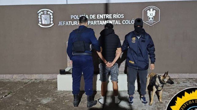 Operativo antidrogas en la Terminal de Colón: un detenido y cocaína secuestrada