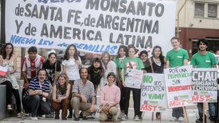 Se realizó en Santa Fe una protesta contra Monsanto