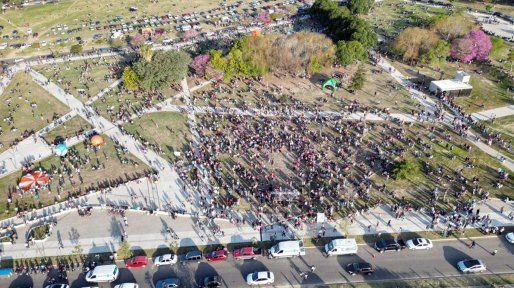 Paraná: así quedó remodelada la plaza Mujeres Entrerrianas