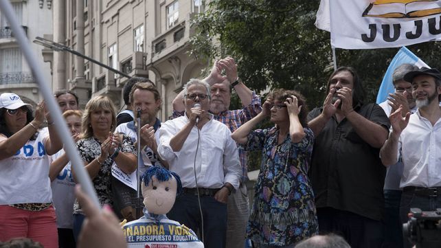 Marcha docente en Buenos Aires