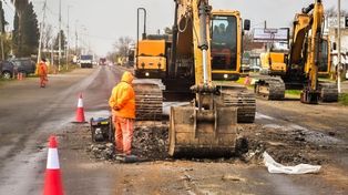 Comenzó la tercera etapa de la obra de reparación sobre RN11 en Puerto San Martín