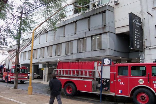 Se incendió un monoambiente en pleno centro santafesino