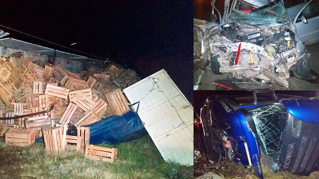 Autovía Artigas: tres heridos tras choque frontal entre un auto y un camión que terminó volcado&nbsp;
