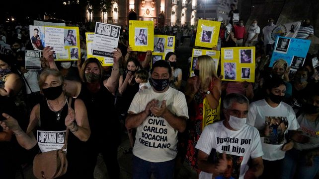 Marcha del miércoles 27 de octubre en el Monumento.