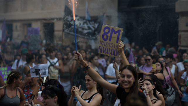 Postales de otros 8M en Rosario