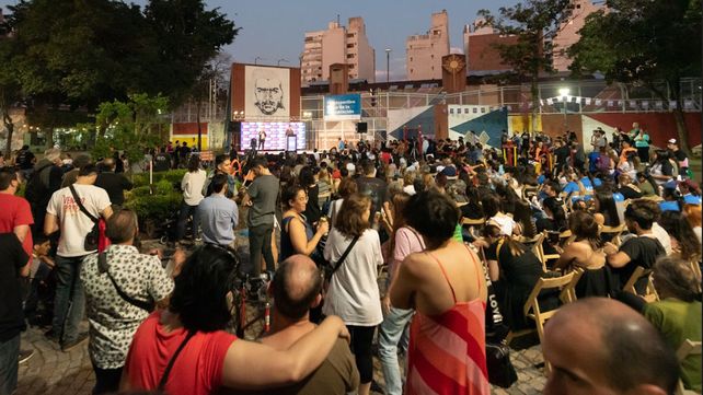 La inauguración de ciudades sin miedo se realizó en la plaza de la Cooperación.