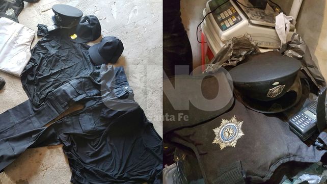 Cayó una banda de delincuentes con armas y balas de guerra, drogas, chaleco antibalas y 30 mil pesos