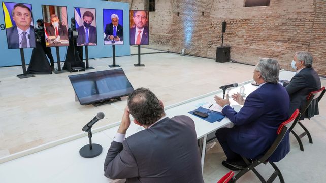 Participaron de la cumbre los presidentes Alberto Fernández