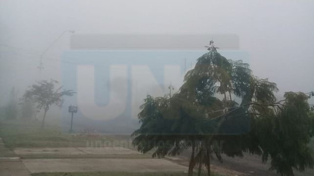 Semana con neblinas y lluvia de un día