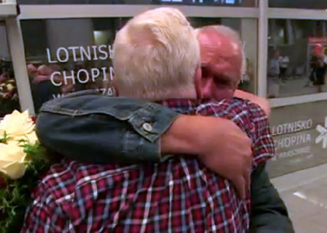 Los hermanos se reencontraron gracias al programa de la Cruz Roja de Restauración de Vínculos Familiares.