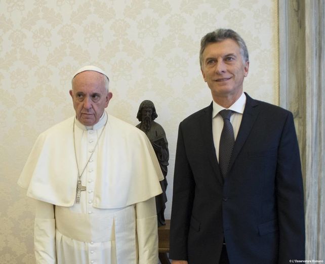 Papa Francisco y Mauricio Macri en una audiencia tensa