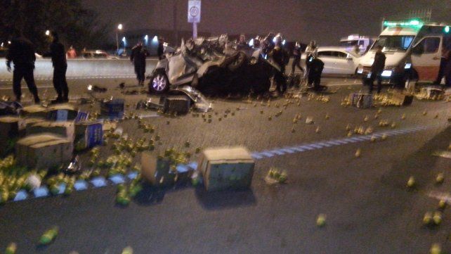 Tres personas fallecidas en un tremendo accidente en Rosario