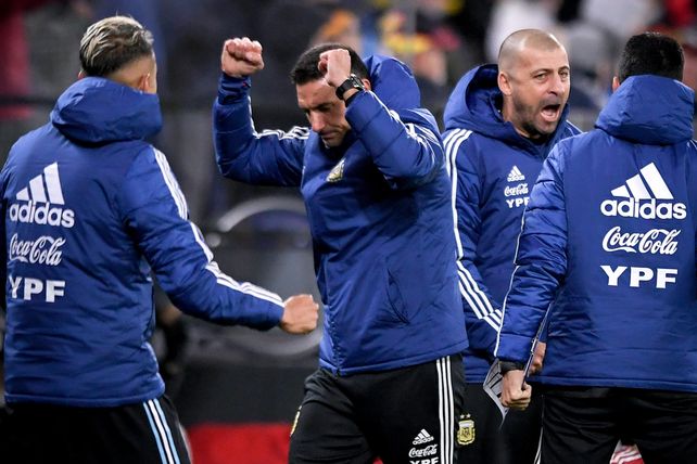 Scaloni sacó pecho en la Selección Argentina