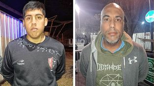Los dos venezolanos detenidos en el operativo tribuna segura en el partido de Newells Old Boys contra Argentinos Juniors en Rosario