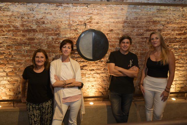 Analia Gattone , Lia D’otavio, Emiliano Sacco y Virginia Bradas.
