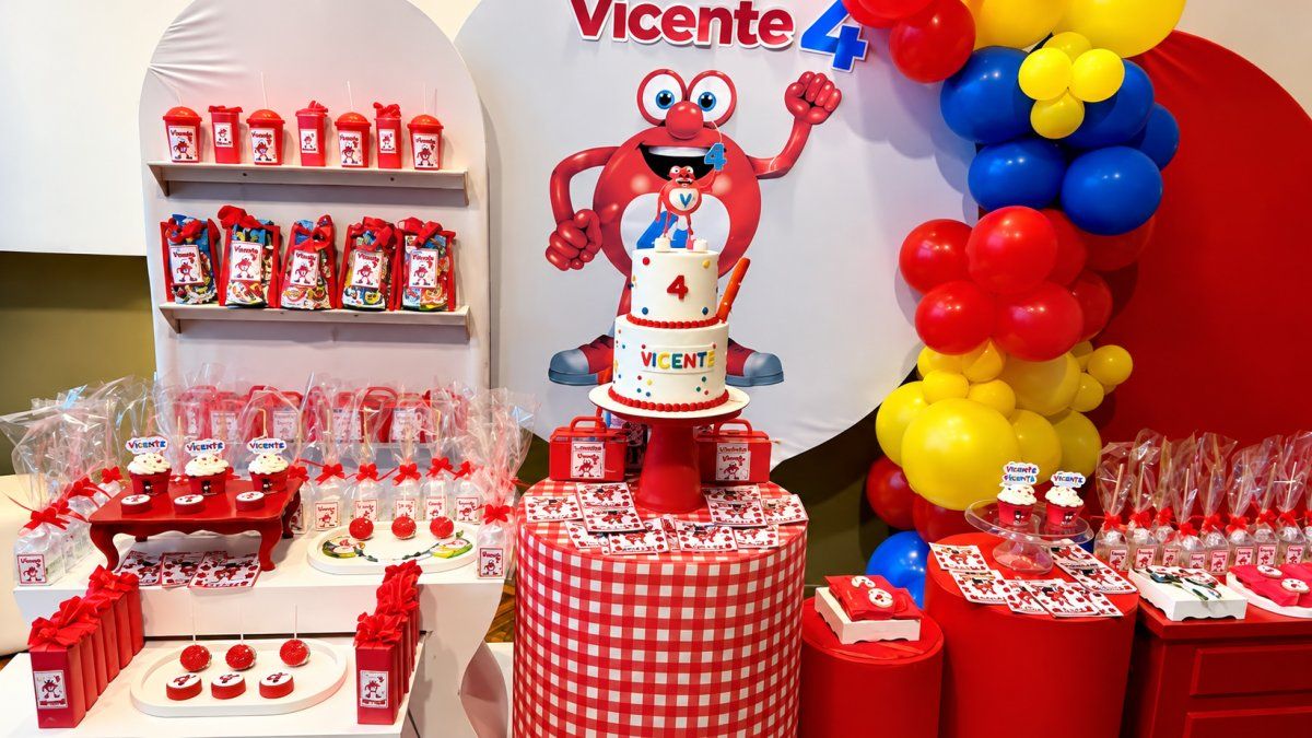 Un nene pidió un cumpleaños del Quini 6 y su familia lo hizo realidad