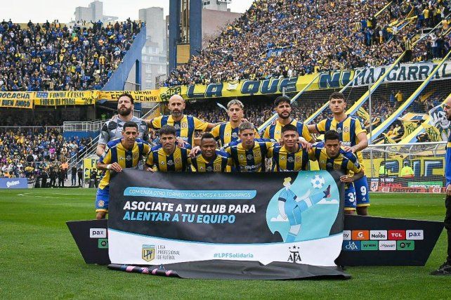 La formación inicial de Central ante Godoy Cruz. DI María y Navarro