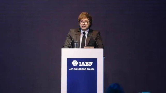 Milei: Trabajamos para que la gente pueda sacar sus ahorros y no los persiga el Estado