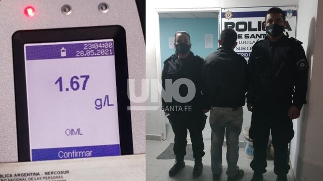 En contramano y completamente borracho intentó escapar de un control policial de la ruta 1 En contramano y completamente borracho intentó escapar de un control policial de la ruta 1