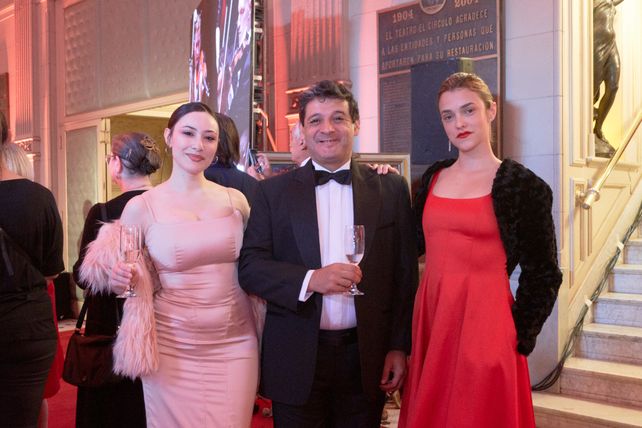 Sofia Haro, Marcelo Olivera y Nazarena Vidal