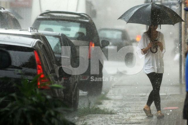 La lluvia llegó para quedarse, por lo menos, hasta el próximo martes