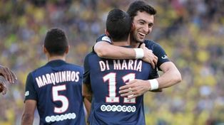 Pastore y Di María son seguidos de cerca por evasión