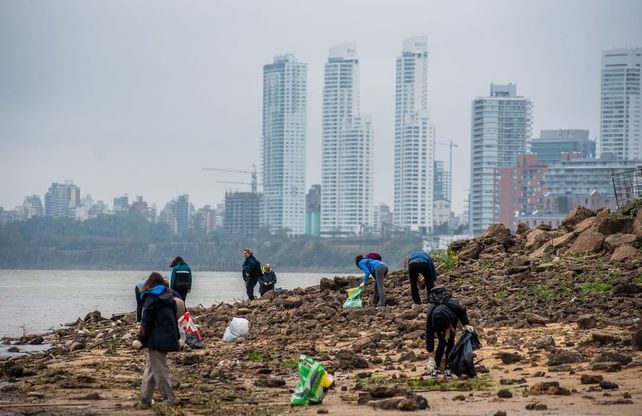 Los plásticos de un solo uso son el principal contaminante del Paraná