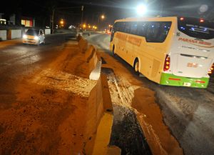 Villa California: hubo una reunión por riesgos en la ruta Nº 1