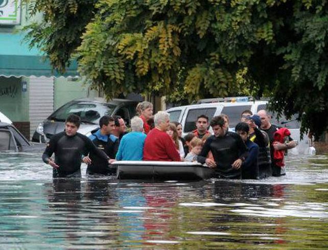 Penoso. El barrio Tolosa fue uno de los más afectados en La Plata