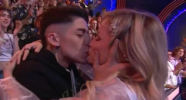 El beso de despedida que Lucía le dio a Lauty Gram antes de entrar a 