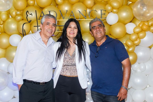 Héctor Malhue, Viviana y Victor Isaurralde.