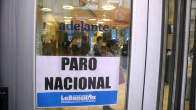 El paro nacional bancario fue anunciado para este miércoles 13 de mayo