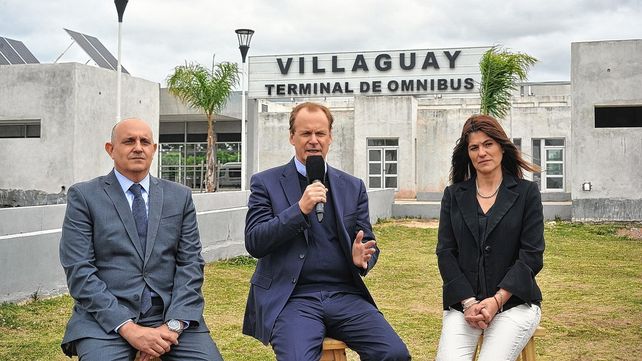 Bordet encabezó el acto en Villaguay