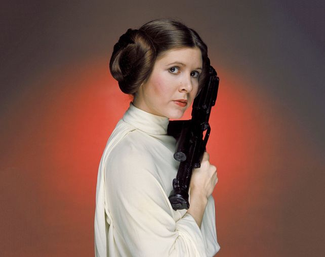 Ícono. Carrie Fisher como Leia.