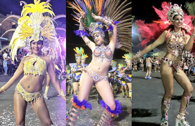 Una multitud disfruta de los carnavales santotomesinos