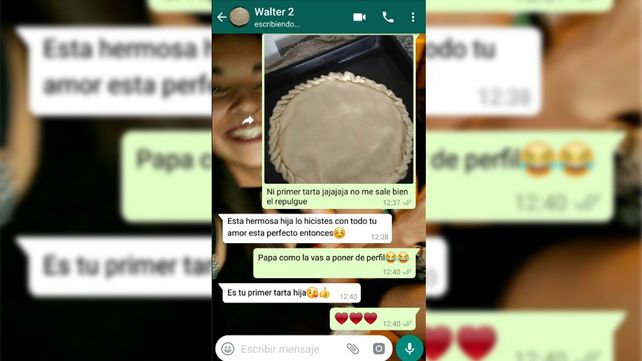 Compartió una charla con su papá por WhatsApp y explotaron las redes