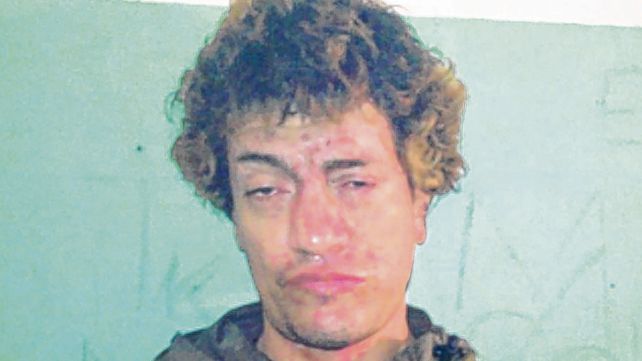 Aspecto. El músico tal como fue fotografiado a las pocas horas de ingresar al penal de Ezeiza.