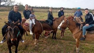 Jugadores de Unión, al mejor estilo Bonanza
