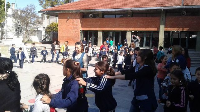 El patio de la institución de la actualidad.