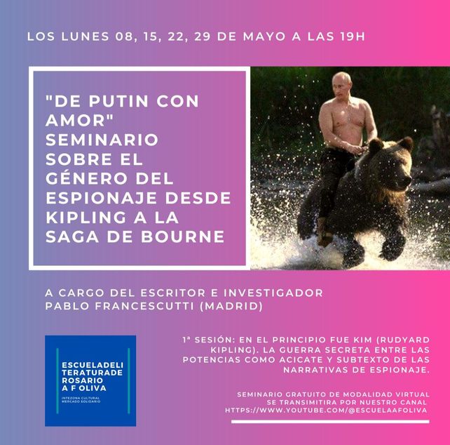 De Putin con amor: comienza un seminario gratuito de literatura sobre espionaje