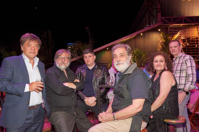 Gustavo Scaglione, Edgardo Carmona, José y Nicolás Maggi, Jorgelina Gintili  y Cristian Napal