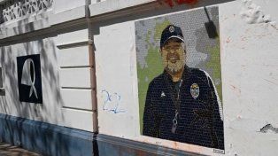 Vandalizaron el mural de Maradona en el estadio de Gimnasia de La Plata
