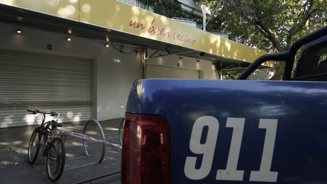 Operativo policial en la zona donde fue baleado el super propiedad del papá de Antonela Rocuzzo.