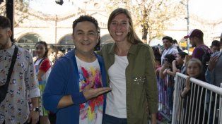 Topa contagió de alegría a los chicos en Alto Rosario