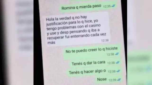 Chat de padres. La mujer confesó que el dinero recaudado lo perdió en apuestas: Tengo problemas con el casino. Chat de padres. La mujer confesó que el dinero recaudado lo perdió en apuestas: Tengo problemas con el casino.