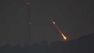 Bloqueo antiaéreo israelí. Se estima que el ejército hebreo interceptó cerca de 200 proyectiles lanzados por Irán.