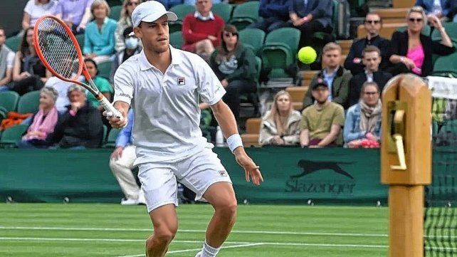 El argentino Diego Schwartzman avanzó en Wimbledon.
